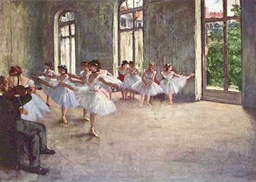 Quadro LEGENDARTE Edgar Degas - Study for ballet Legendarte - Materiais de arte e artesanato - quadro, legendarte, edgar degas, estudo para ballet, pinturas e desenhos