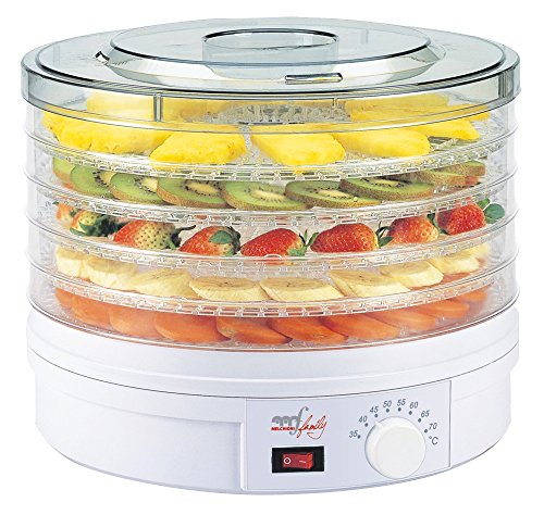 Estojo Eléctrico BABELE MELCHIONI 5 Bandejas Melchioni - Desidratadores de alimentos - interruptor, branco, 5 bandejas