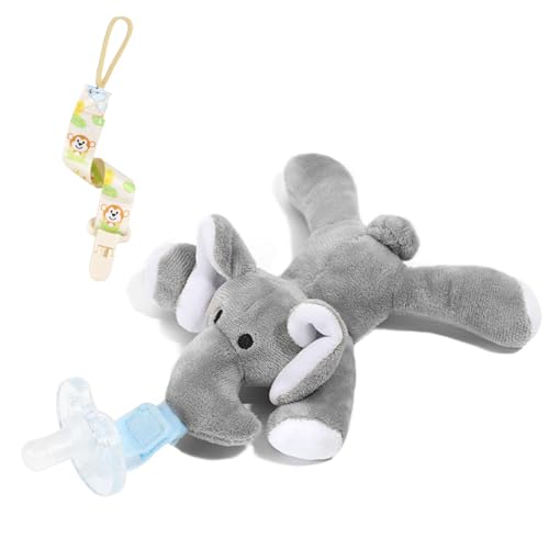 Chupeta ZOOAWA Silicone Baby Elephant (0-6 meses) Zooawa - Cuidados com a higiene oral - silicone, bebé, seguro, 0-6 meses