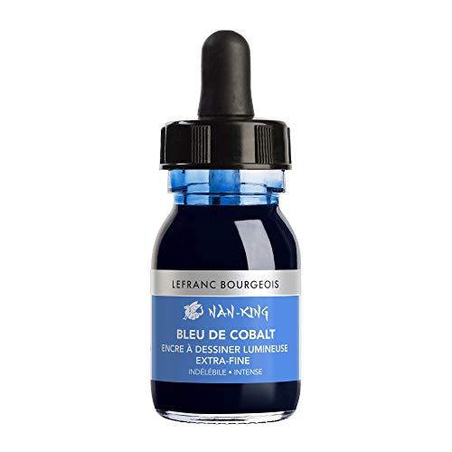 Tinteiro LEFRANC&BOURGEOIS 300200 Azul (1 Un) Lefranc Bourgeois - Tinta, tinta de arte e esmalte - azul, 100 ml, hp designjet, inkjet