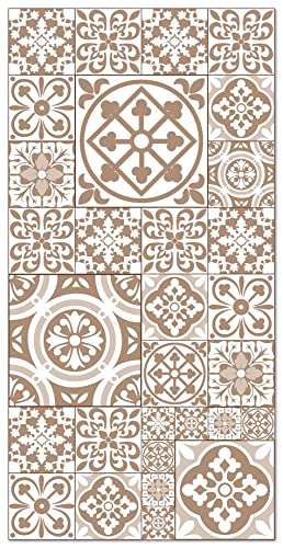 Tapete HOME & LIVING Panorama 1 (Castanho - 200 x 200 cm) HOME AND LIVING - Tapetes - castanho, 200 x 200 cm, vinil, resistente