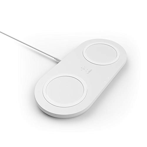 Belkin Boost Charge Wireless Pad Dual 10 W Branco Belkin - Adaptadores de energia e carregadores - carregamento compartilhado, sem fios, dual 10 W