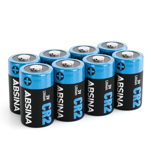 Pilhas ABSINA 8X Pilhas Cr2 3V Litio para Câmaras e Muito Mais ABSINA - Baterias - cr2, 3V, litio, câmaras