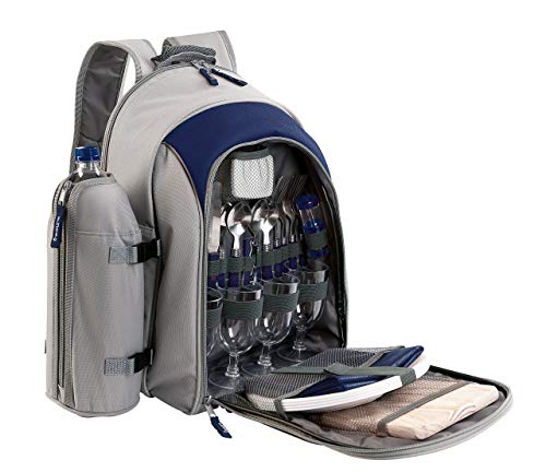 Mochilas de Campismo LIVOO Feel Good Moments (39x27x18cm - 4 Pessoas) BE NOMAD (BEOCK) - Cozinha & sala de jantar - 4 pessoas, isolamento térmico, 30 litros