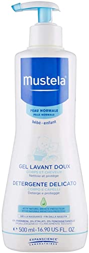 Gel de Limpeza Suave Para Bebé 3 X 500 Ml MUSTELA Mustela - Banho e corpo - sem sabão, pH neutro, alta tolerância, 3 x 500 ml