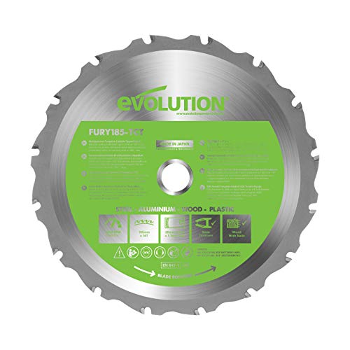 Disco de Lâminas EVOLUTION FURY 185mm (185) EVOLUTION - Lâminas de serra - disco, lâminas, evolution, fury, 185mm