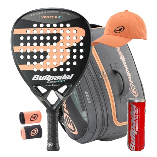 Conjunto de Raquetes de Ténis BULLSPORTS Vertex Ltd W Bullpadel - Raquetebol e squash - raquetes, acessórios, bolsa de transporte, tubo de bolas