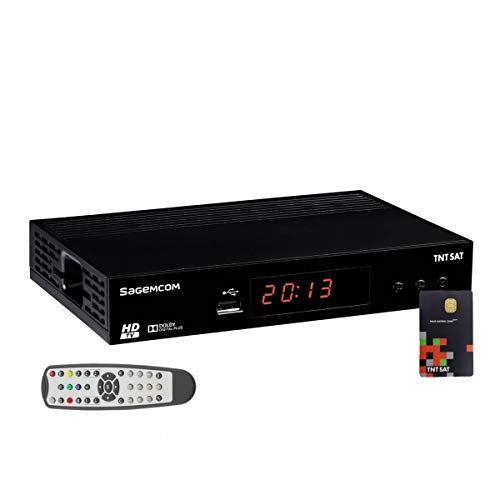 Receptor TV por Satélite SAGE MONTAJE ASTRA 1+TNTSAT V6 Sagemcom - Áudio - satélite, tnt, astra 1