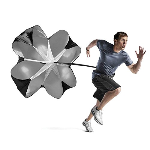 Tioamy Speed Chute 56'' (Fitness, Cardio e Musculação) Tioamy - Paraquedas de velocidade e resistência - fitness, cardio, musculação, 56 polegadas