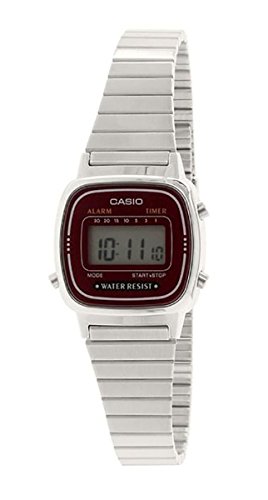 Relógio Casio Edifice Vintage 3 Corações La-670Wa-4 Preto Casio - Relógios - casual, vintage, preto