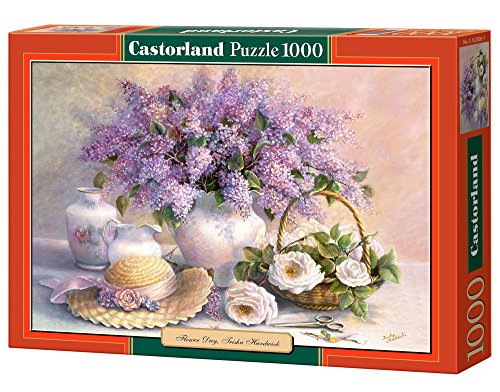 Puzzle 2D CASTORLAND Flower Day (1000 peças) Castorland - Quebra-cabeças de encaixar - puzzle, cartão, 1000 peças, crianças