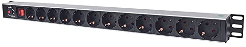 PDU INTELLINET 714044 (12 Tomadas - Tipo F) Intellinet - Fios e cabos elétricos - 12 tomadas, 250 V, 3500 w, tipo f