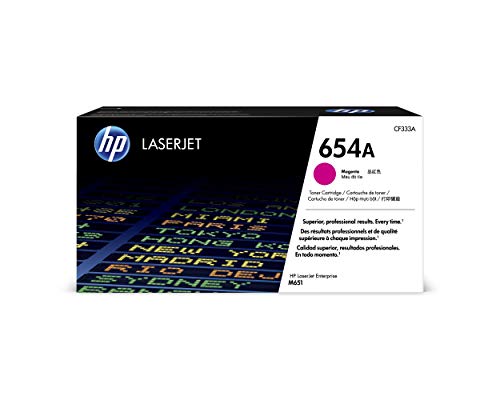 Toner HP 654A Magenta (CF333A - 6000 páginas) HP - Cartuchos de toner e jato de tinta - laser, 15000 páginas, magenta, hp laserjet enterprise