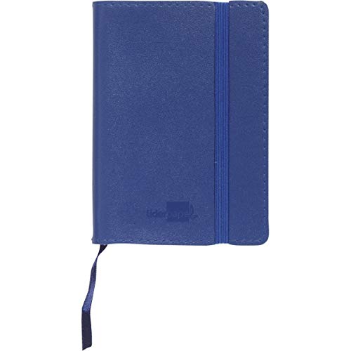 Caderno e Bloco de Notas LIDERPAPERS Index A6 (Azul) Liderpapel - Cadernos e bloco de notas - 90g/m2, polipropileno, folhas perfuradas, encadernado