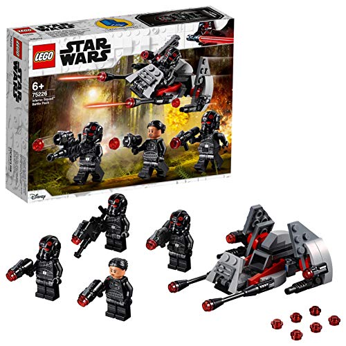 LEGO Star Wars - 75226 - Pack de Batalha Inferno Squad (Jogos de Construção) LEGO - Blocos de encaixe - lego star wars, pack de batalha inferno squad, minifiguras, speeder tiefighter, armas, aventuras