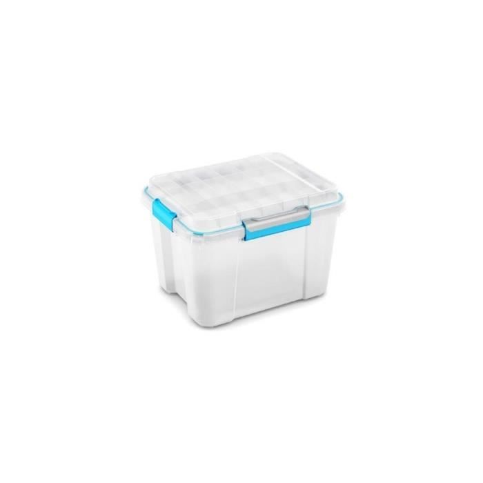 Caixa para Arrumação Kis Scuba Box M Branco Kis - Caixas de mudança e envio - arrumação, scuba box, branco, 45 litros, asas clip