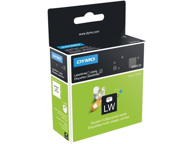 Etiqueta para Impressão DYMO LW-25X25MM, 750 PCS DYMO - Fitas de etiquetas e recargas - etiqueta, impressão, dymo, lw-25x25mm, 750 pcs