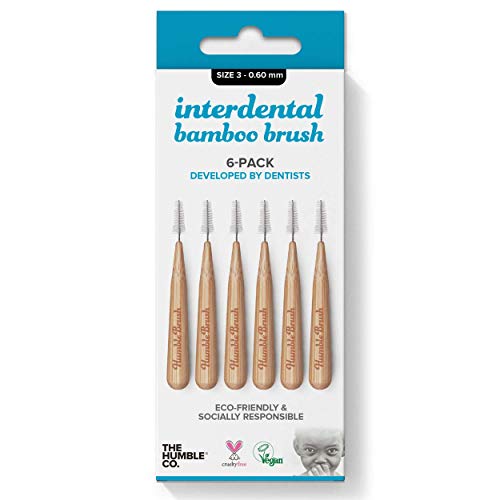 Escova de Dentes THE HUMBLE CO Bamboo Blue The Humble Co - Cuidados com a higiene oral - bambu, nylon 6, biodegradável, reutilizável