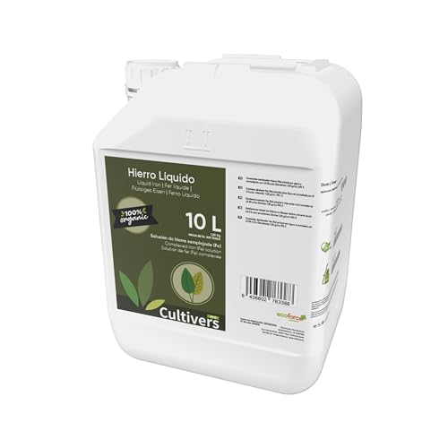 Fertilizante Cultivers 10L Hierro Liquido Ecoforce - Adubos - fertilizante líquido, cultivos, hierro liquido, ecológico, respetuoso com o meio ambiente