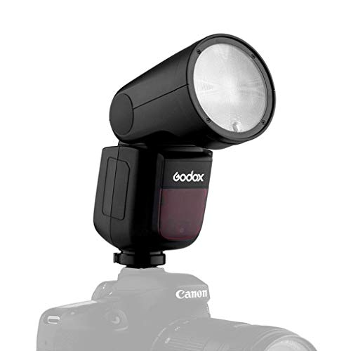 Flash GODOX V1 (NG: 60 - Controlo: TTL) . GODOX - Flashes de câmera - flash LED, nikon ittl, potência 76w, reciclagem 1,5s