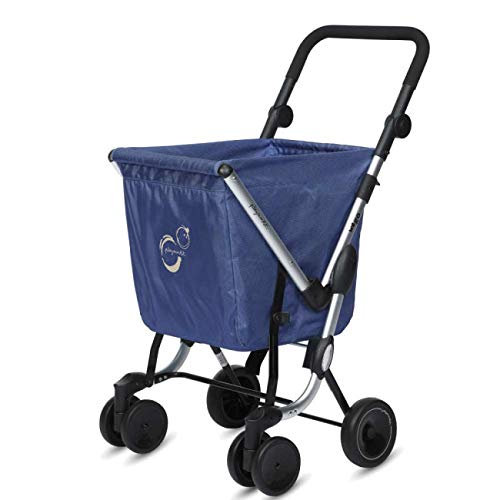 Carrinho de compras PLAYMARKET We Go Original Azul Playmarket - Porta-alimentos e bebidas - carrinho, plegável, compacto, versátil
