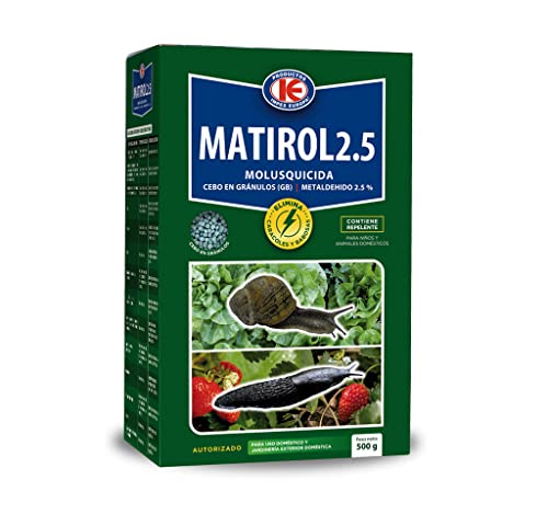 Matirol 2.5 Moluscoide Granulada Anti Limaco IMPEX EUROPA - Pesticidas - anti-limosas, resistente à humidade, não fermenta
