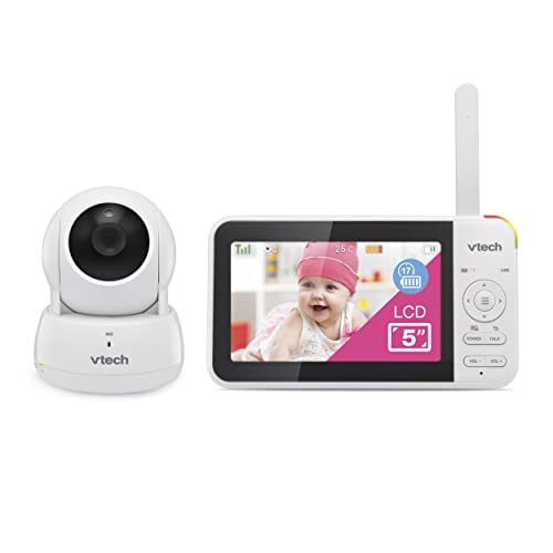 Intercomunicador para Bebé VTECH VM924 (5'' - Até 300 m) VTech - Câmeras de vigilância - intercomunicador, bebé, vtech, vm924, 5 polegadas, até 300m