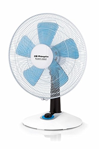 Ventoinha de Mesa Orbegozo TF0148 | Cinzento, Branco Orbegozo - Ventoinhas de mesa e de pedestal - oscilação automática, silent, turbo, inclinável