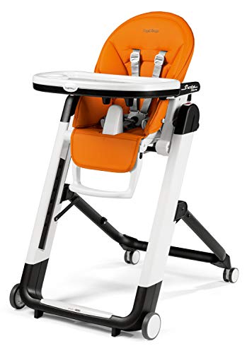 Cadeira de Refeição PEG PEREGO Siesta Follow Me Laranja Peg Perego - Cadeiras altas e assentos elevatórios - cadeira refeição, peg perrego, siesta follow me, laranja
