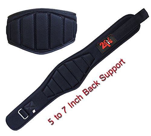 Faixa para Cintura HEBE 2 Fit (Preto - 80-110 cm) 2Fit - Levantamento de peso - cintura, preto, 80-110 cm
