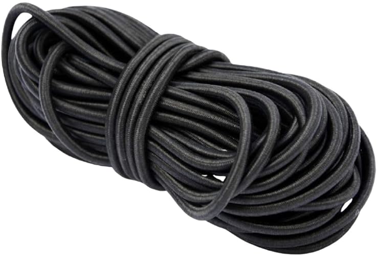 Fita Elástica RONDO 3M Preto e Branco (Branco) The Bead Shop - Cabos e cordas de hardware - elástica, preto, branco