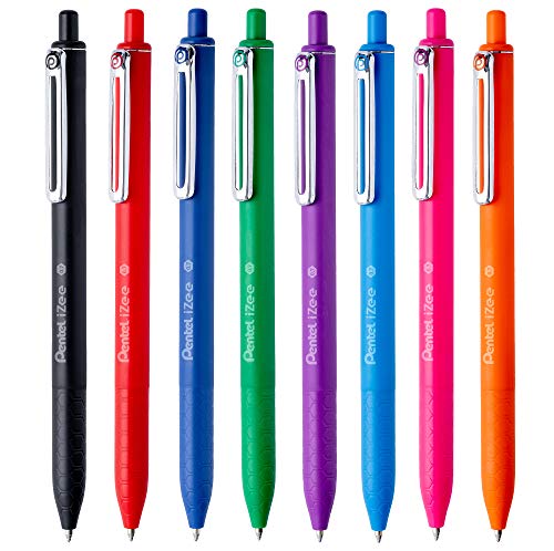 Canetas de Feltro PENTEL Bx467 Izee (Caixa de 8) Pentel - Canetas - caneta, feltro, pontada, lavável