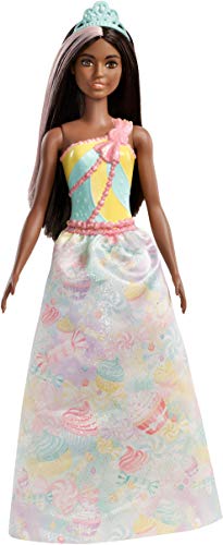 BARBIE Dreamtopia Princess (Idade Mínima Recomendada: 3 anos) Barbie - Bonecas - vestido glitter, corpete floral, sapatos dança