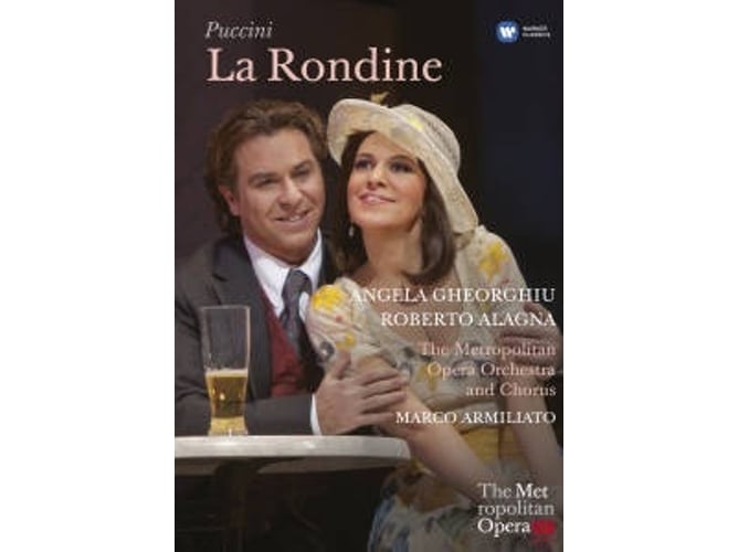 DVD Clásica - La Rondine (Live From The Teatro Regio, Turin) (Edição em Espanhol) EMI - Dvds e vídeos - dvd clásica, la rondine, live from teatro regio, turin, edição em espanhol