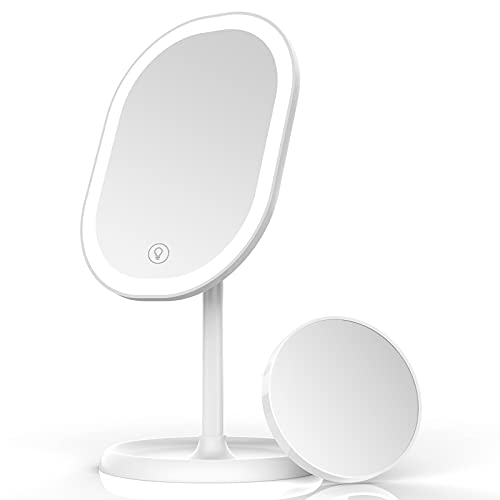 Espelho de Maquilhagem Led 5X Ajustável e Removível 180º Aidodo - Ferramentas de Maquiagem - led, ajustável, removível, 180º, espelho de aumento