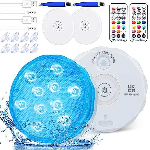 Luz Submersível Idealife 4.000 Leds Usb Recarregável Idealife - Luzes flutuantes e submersíveis - submersível, usb recarregável, 4.000 leds, piscinas