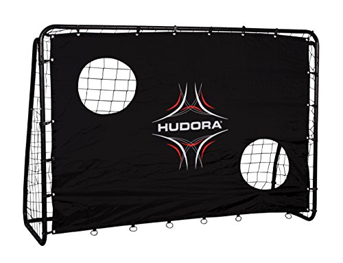 Barras Porteiras Futebol Hudora 76922 (Recondicionado Como Novo) Hudora - Arcos de futebol - recondicionado, futebol, preto, 213x76x152cm