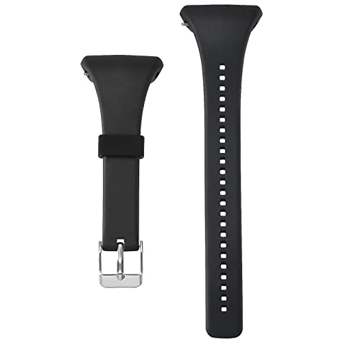 Bracelete EMSEA Silicone (Polar FT4 - Preto) EMSea - Acessórios para monitor de atividades - silicone, ajustável, impermeável, compatível
