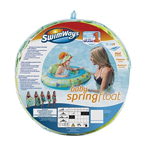 Flutuador para bebés SWIMWAYS Spring Float SWIMWAYS - Colchões e espreguiçadeiras de piscina - flutuador, bebés, estável, seguro, assento em rede
