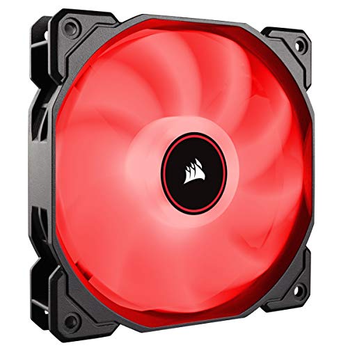 Corsair Ventilador Af140 Led Red Low Noise Dual Pack Corsair - Peças de refrigeração de sistema de computador - ventoinha, corsair, af140 led, low noise, dual pack