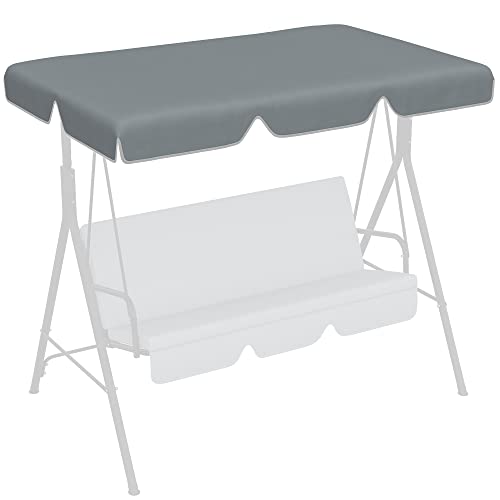 Toldo de Substituição para Baloiço OUTSUNNY 192 x 144 cm Outsunny - Acessórios para baloiços de alpendre - poliéster, uv50, fácil de instalar, plegável