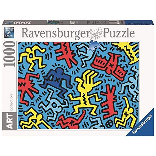 Puzzle RAVENSBURGER Keith Haring (Idade Mínima Recomendada: 12 anos - 1000 Peças) Ravensburger - Quebra-cabeças - keith haring, 1000 peças, 68x48cm