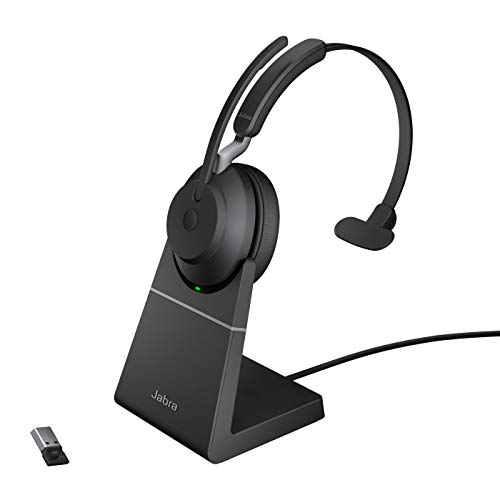 Auscultadores com Microfone JABRA Evolve2 65 Uc Mono Jabra - Fones de ouvido e headsets - microfone, cancelamento de ruído, bluetooth, com fio