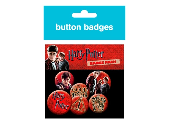 Conjunto de 5 Badges HARRY POTTER Icon Pack Gb Eye Ltd GB eye - Joias - Harry Potter, Hermione Granger, ron weasley, Draco Malfoy, Sirius Black