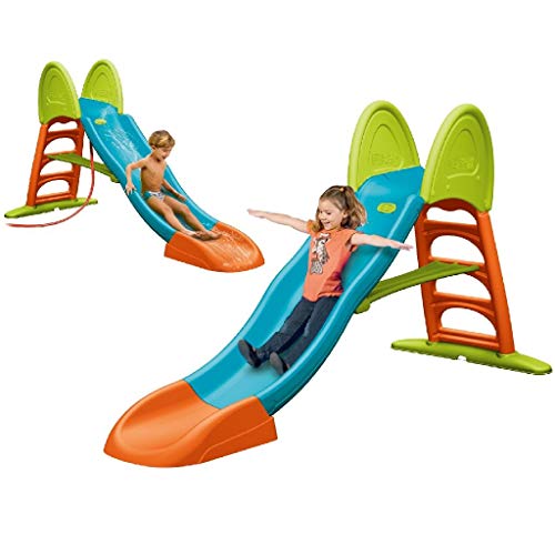 Tobogã FAMOSA Water Slide (Azul - Plástico) FEBER - Brinquedos - água, esguichador, mangueira, chafariz