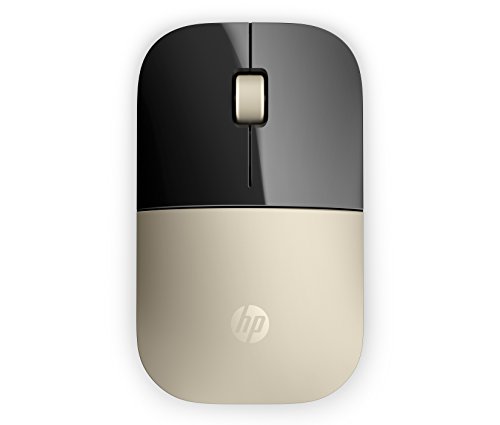 Rato HP Z3700 (Wireless - Casual - 1200 dpi - Dourado) HP - Ratos e trackballs - wireless, 1200 dpi, dourado