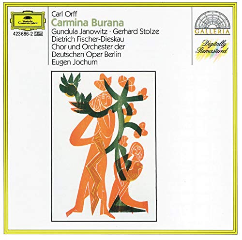 CD Jochum/Deutsche Grammophon - Carmina Burana (1 CDs) DEUTSCHE GRAMMOPHON, GALLERIA, MUSICA ANTICA, CANTI GREGORIANI, - Cds de música - carmina burana, cd, joachum, deutsche grammophon, carl orff