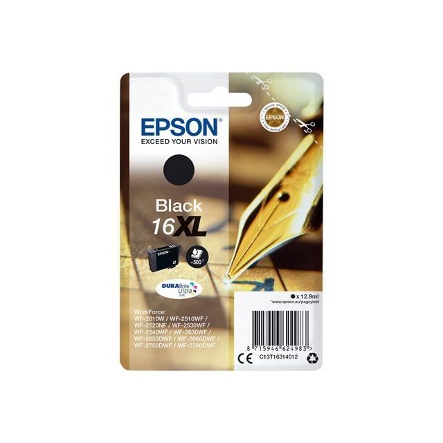 Epson Tinteiro 16 Preto (C13T16314012) - C13T16314012 Epson - Cartuchos de toner e jato de tinta - preto, wf-2010w, 3 ml