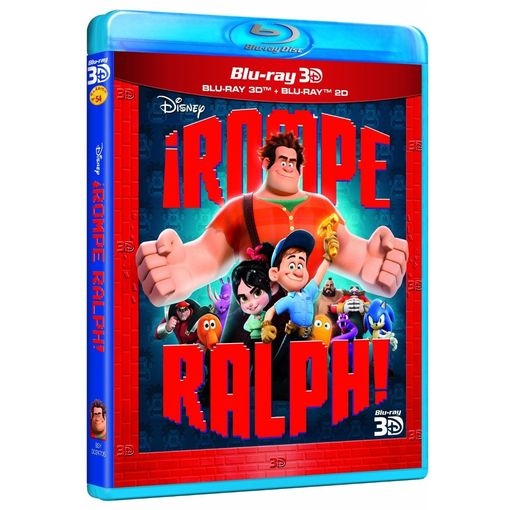 Blu-Ray Rompe Ralph (Edição em Espanhol) Walt Disney Pictures - Dvds e vídeos - blu-ray, rompe ralph, edição espanhola