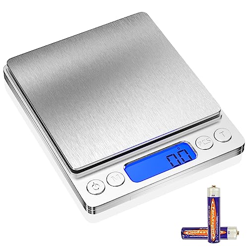 Balança de Cozinha Gvolatee | Prateado (Acessórios de cozinha) Gvolatee - Balanças de medição - lcd retroiluminado, 3 kg, tara, pesagem contínua